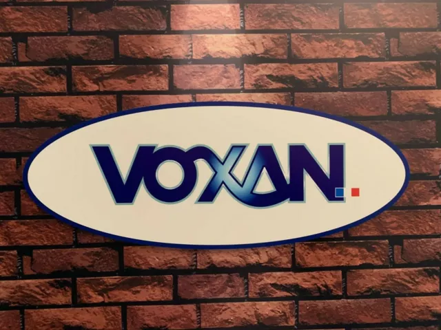 Enseigne Plaque Décoration Garage Moto VOXAN logo 1995 _70 cm x 27 cm_PVC 5 mm