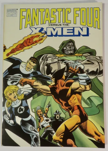 1990 Fantastic Four Versus The X-Men by Chris Claremont First Printing TRPB VF