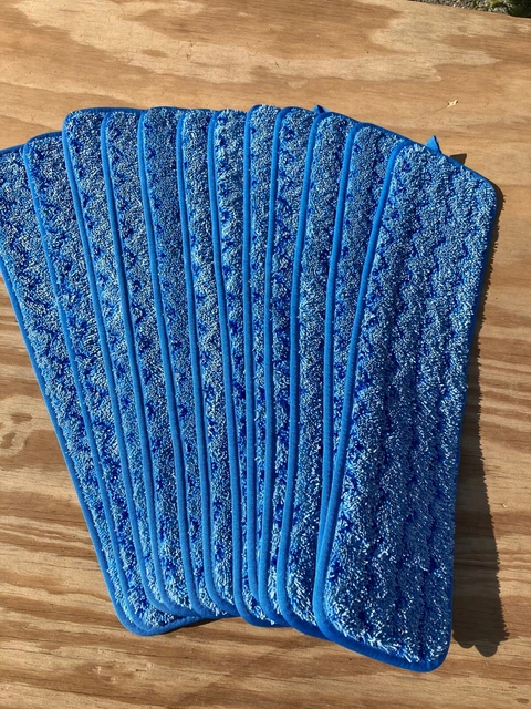 Lot of 12 Rubbermaid Hygen Blue Q410 pads