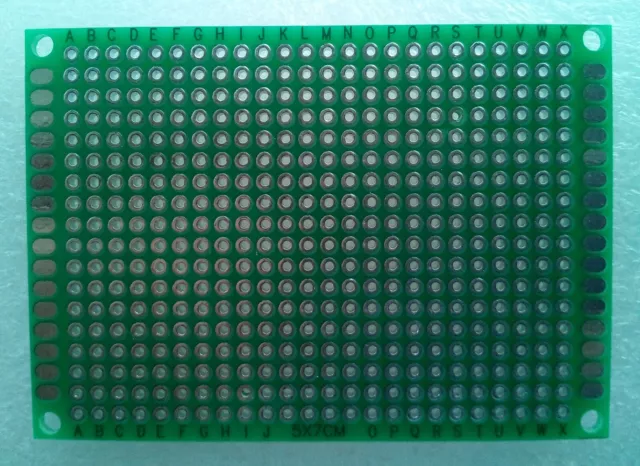 carte vierge circuit imprimé prototype universel prototype PCB 50x70 mm  .B94.1