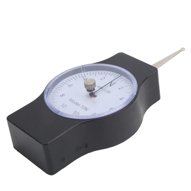 Dial Tension Gauge Meter Pocket Tension Tester Tensiometer Double Pointer 10N