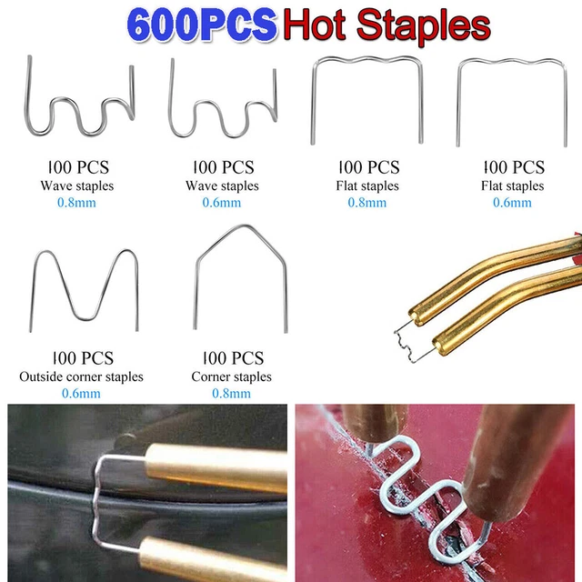 600 x carrello elevatore caldo per paraurti auto parafango saldatore carrello elevatore kit riparazione saldatura plastica