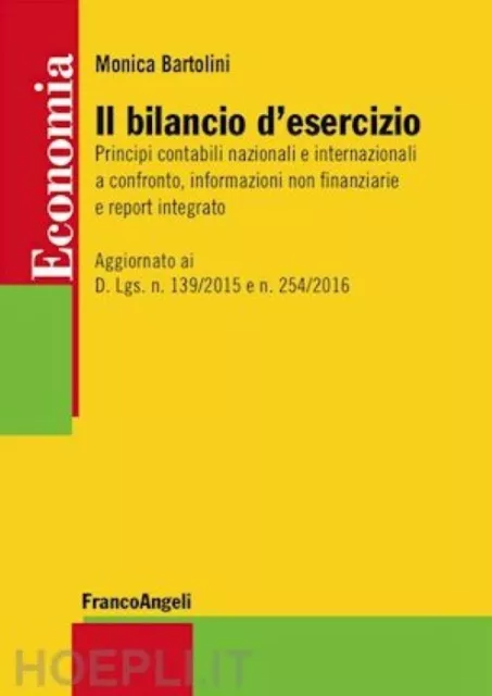 9788891769190  Il bilancio d'esercizio. Principi contabili naz E Inter.