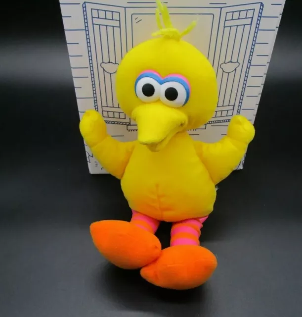 SESAME STREET BIG BIRD YELLOW PLUSH 2002 Fisher Price 13" PBS Stuffed Toy C
