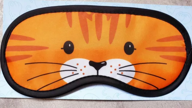 Schlafmaske Schlafbrille Katze Tier Augenbinde Augenmaske