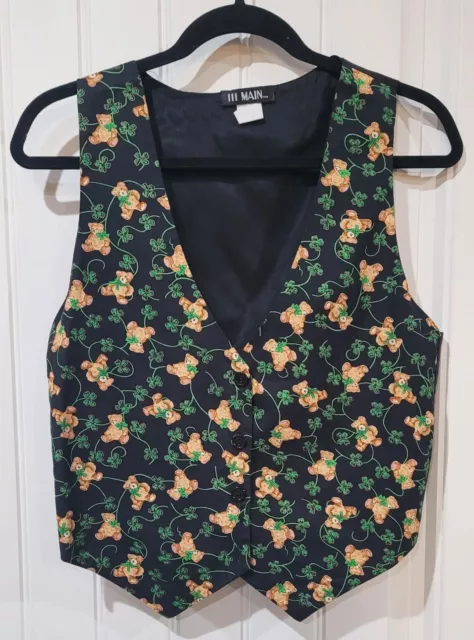 111 Main St. Patrick’s Day / Teddy Bear Women’s Size Medium/ light weight/EUC