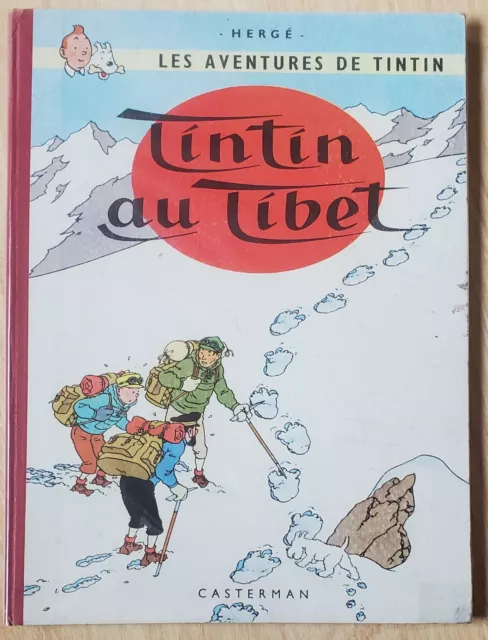 TINTIN AU TIBET B29 EO Française 1960  Hergé BE mention redoutable