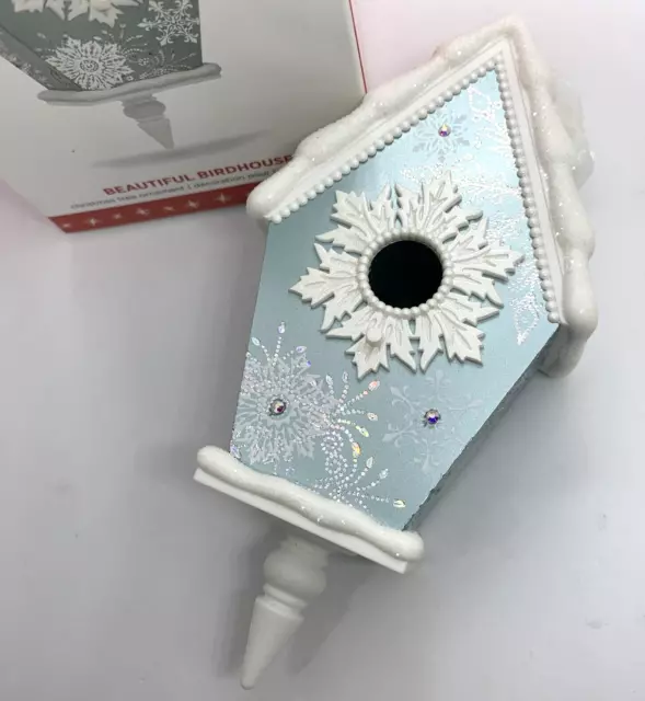 Hallmark Beautiful Birdhouse #1 Series Birds Christmas Tree Ornament 2016