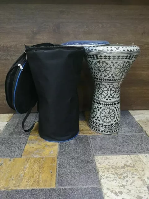 Drum Egyptian Darbuka Tabla Doumbek Mother Of Pearl Gawharet El Fan Free Bag