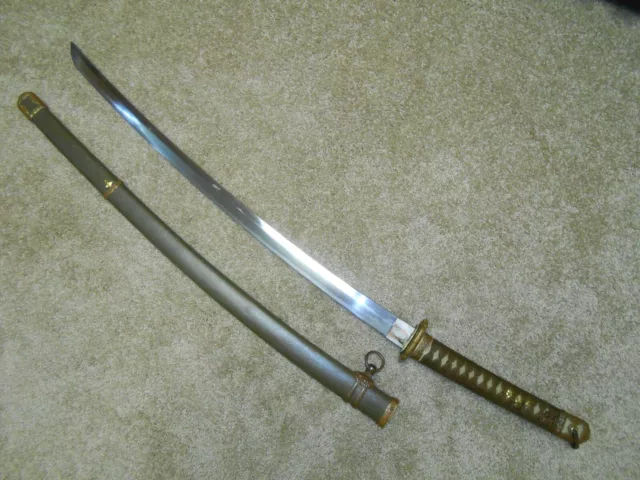 Nice Ww2 Japanese Sword, Officers, Gunto, Signed & Dated