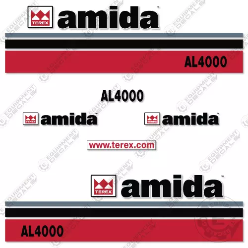 Terex Amida AL4000 Decal kit Light Tower - 7 YEAR OUTDOOR 3M VINYL!