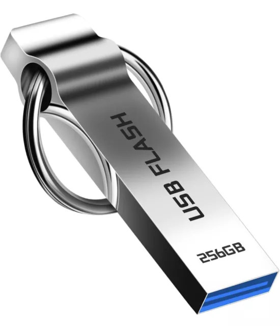 Chiavetta USB 256GB Pen Drive 3.0 Impermeabile Penna USB Alta Velocità Pendrive