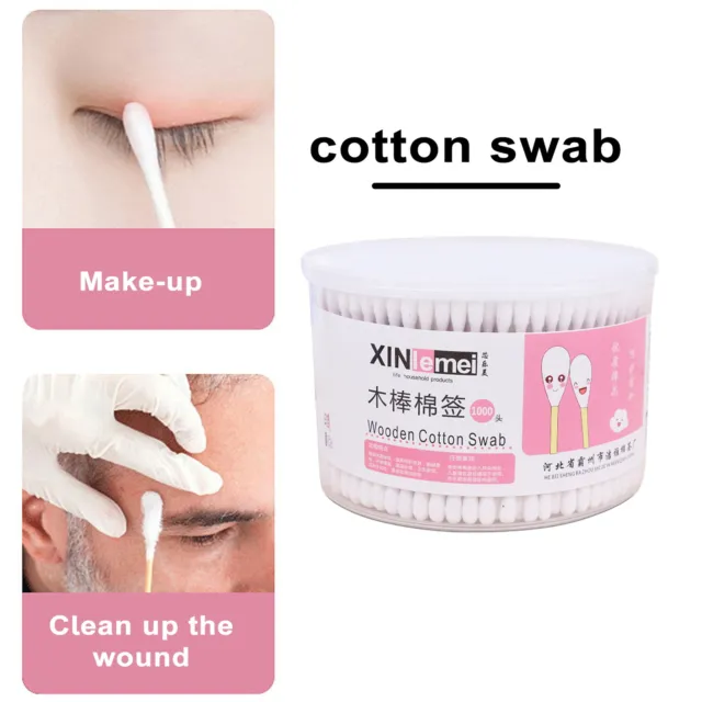 Beauty Tool Cotton Swabs Boxed Multi-functional Disposable Swab with Storage Box