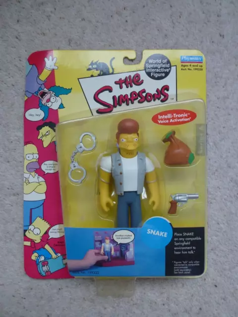 Simpsons World of Springfield Interactive Playmates Figure: Snake