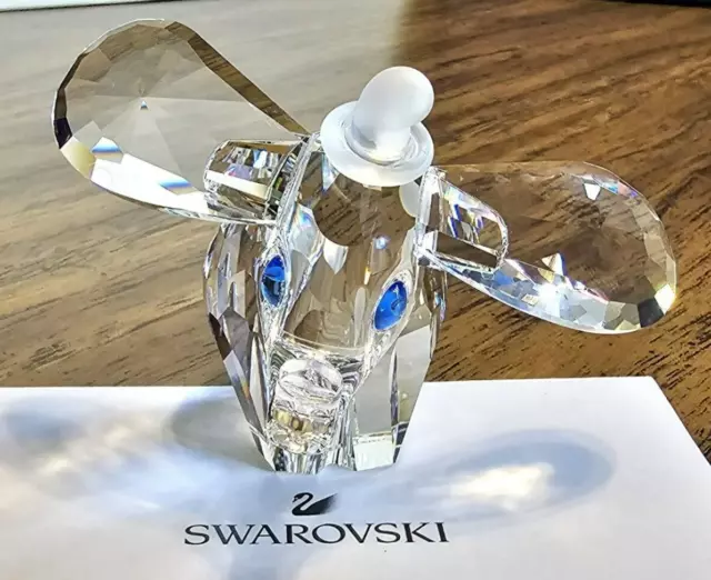 🐘Swarovski Crystal 1993 Disney Large Dumbo the Elephant Figurine, Blue Eyes Box 🐘Swarovski Crystal 1993 Disney Large Dumbo the Elephant Figurine, Blue Eyes Box