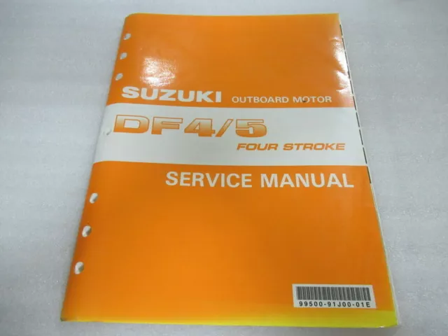 2001 Suzuki Marine Outboard Motor DT4/5 Four Stroke OEM Service Repair Manual