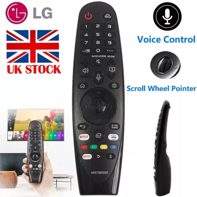 Voice Remote Control Replacement For LG Smart TV Magic Remote AKB75855501 MR20GA