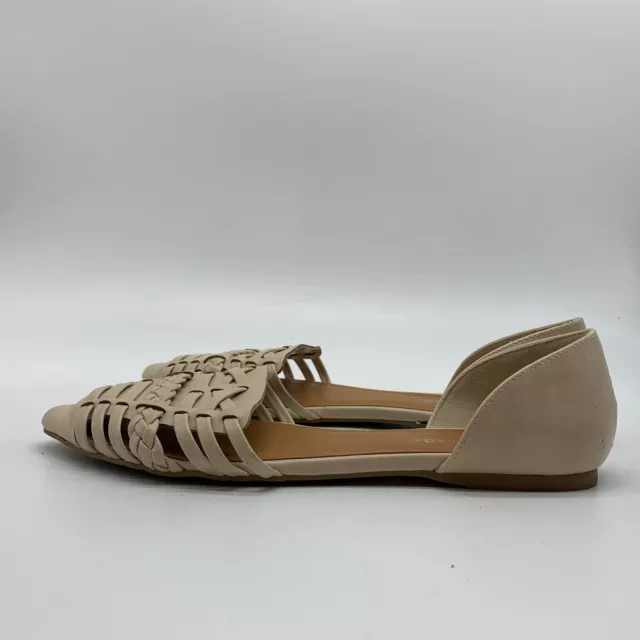 Womens city classified Beige flat shoes, Size 7.5M