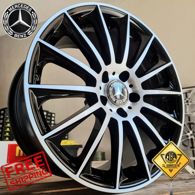 4 TAPPI COPRIMOZZO 75mm STELLA MERCEDES BENZ CERCHI LEGA - Foto 4