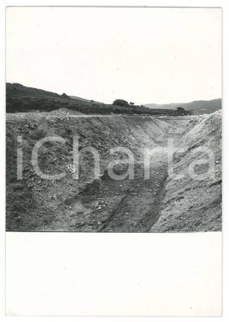 1965 ca SARDEGNA GALLURA Canale AGNATA - Scavo *Foto 10x15 cm (4)