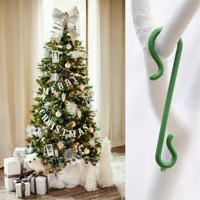 50 x Christmas Tree Hooks Bauble Ornament Hangers Hanging Decoration Wires UK