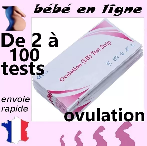 lot de tests d'ovulation précoce test lh bandelette de fertilité envoie rapide