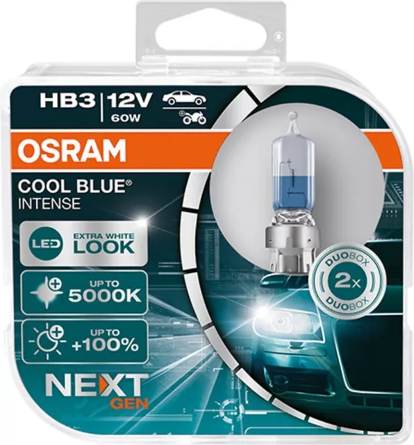 HB3 12V 60W P20d Cool Blue INTENSE NextGeneration 5000K +100% 2St OSRAM