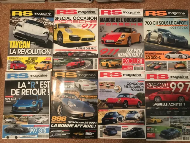 RS MAGAZINE PORSCHE LOT DE 14 Numéros