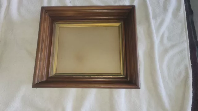 1870s  Large Deep Shadow Box Walnut EXTRA NICE Picture Frame