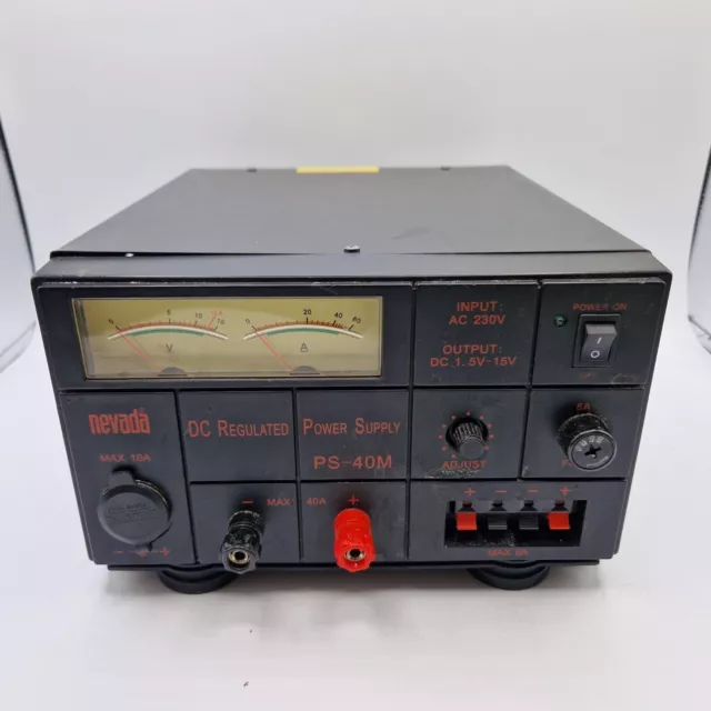 Nevada Ps-40M 40 Amp Variable Voltage Power Supply