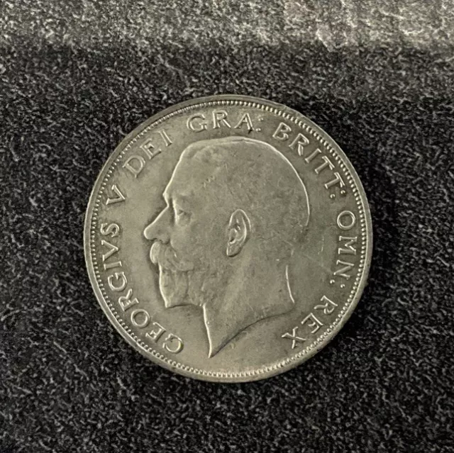 1922 George V Silver Half Crown Coin