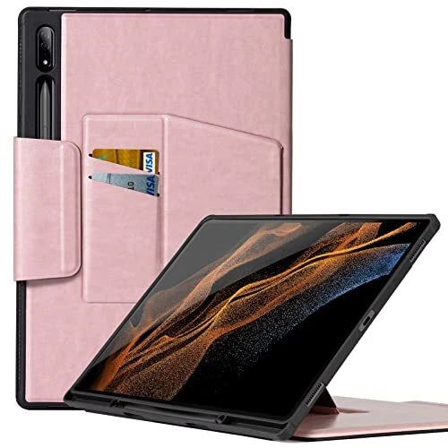 CoBak Case for Samsung Galaxy Tab S8 Ultra Case 2022 with S Pen Holder Multi-...