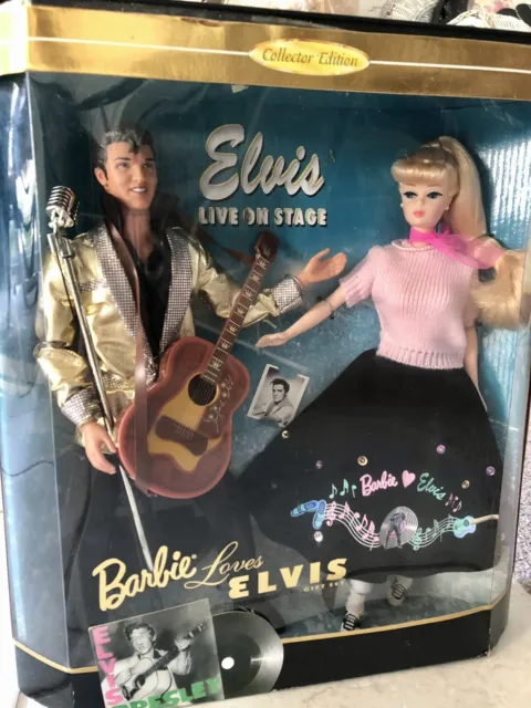  BARBIE LOVES ELVIS! NIB It's Barbie! It's Elvis! Love is in the air!!!