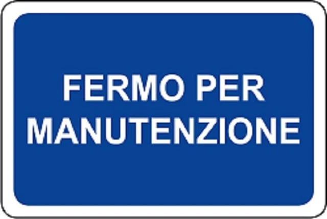 Cartello Di Sicurezza 'Attenzione: Manutenzione In Corso' - Plastica Rigida 1mm, 300x100mm, Giallo/Nero, Conforme ISO 7010 - 3