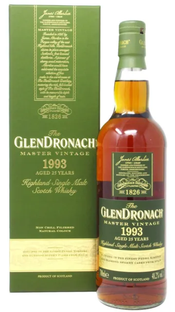 GlenDronach - Master Vintage 1993 25 year old Whisky  70cl