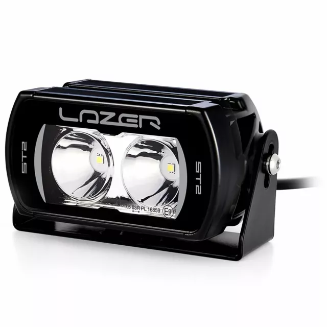 Lazer Lamps ST-2 Evolution ECE Approved LED Rally / Off Road Light In Black