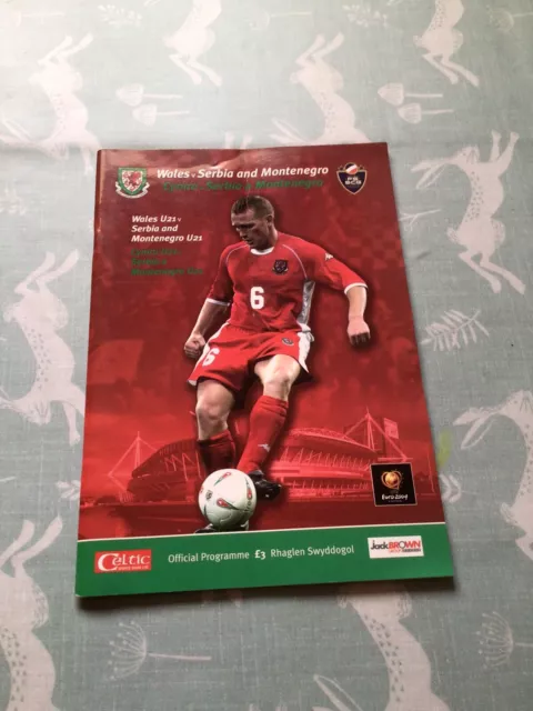 Wales v Serbia and Montenegro Euro 2004 Qualifying Match 11/10/03