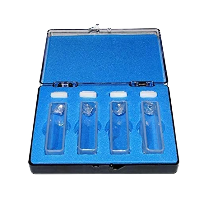 Cuvettes for Spectrophotometer (4 Pack) - Standard, 45 mm Height, 3.5 ml Capa...