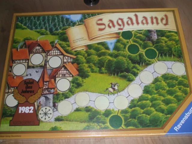 Sagaland, Originalausgabe von 1981, Spiel des Jahres, neu in Folie!