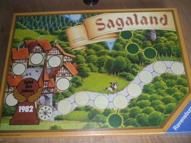 Sagaland, Originalausgabe von 1981, Spiel des Jahres, neu in Folie!