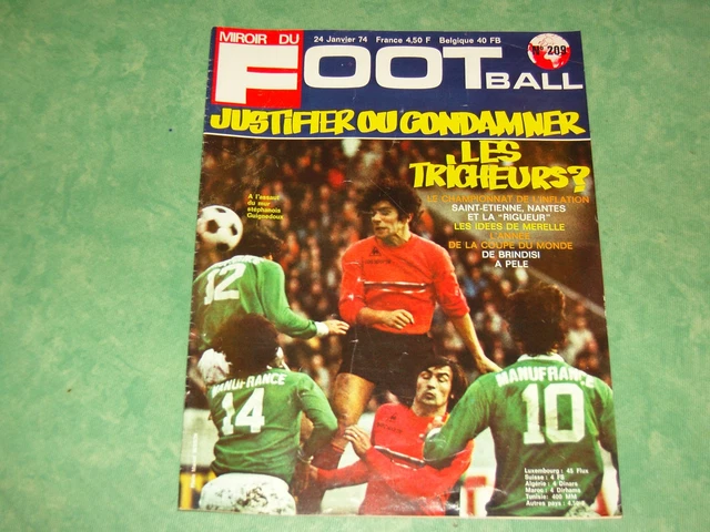 FRANCE FOOTBALL n°1477 SPECIAL COUPE D'EUROPE
