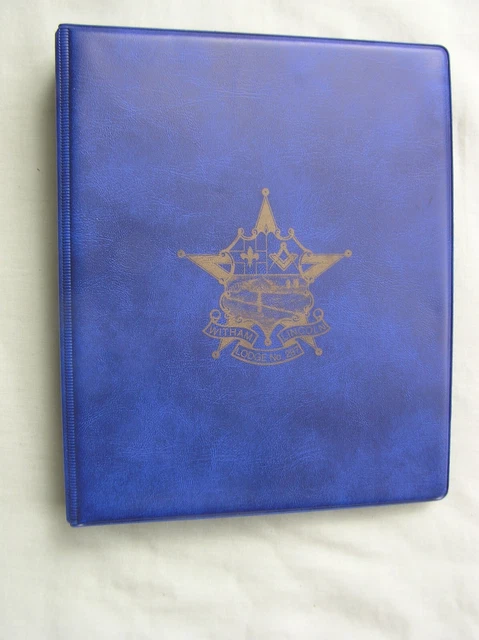 Freemasons Ritual Book - Lincoln Witham Lodge 297 Emblem - Masonic Lodge