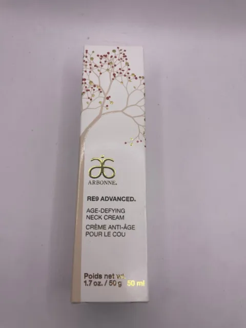 Arbonne RE9 ADVANCED Age-Defying Neck Cream 1.7oz - Free Shipping!