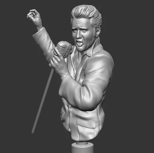 Elvis Presley 1/10 scale collectors bust model kit requires painting