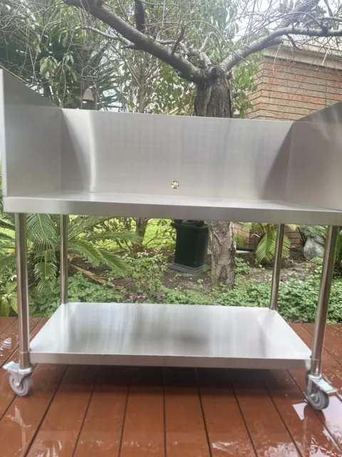 Commercial Stainless Steel Table BBQ Prep Table Restaurant 1250 x 610 x 850 MM 2