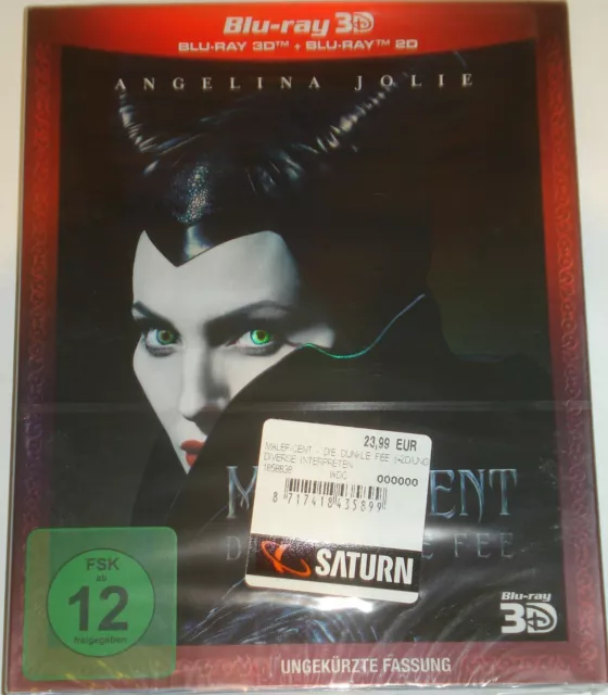 Maleficent Die Dunkle Fee 3D + 2D im Schuber   Neu Blu Ray  OVP