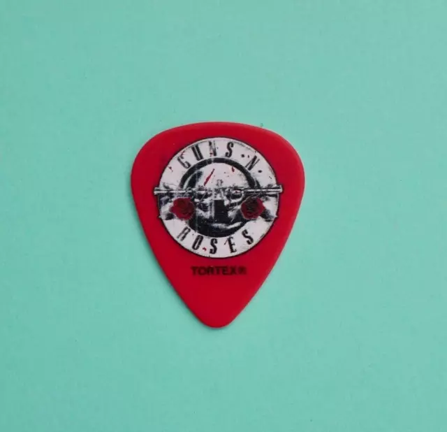 MEGA RARE Guns N' Roses Slash Signature Red Guitar Pick - 2018 Tour GNR