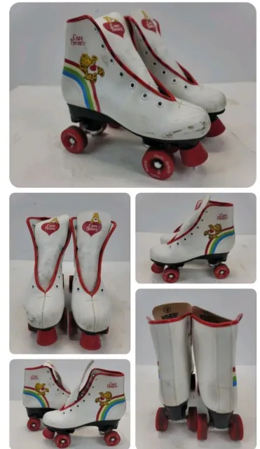 Vtg 1983 Care Bears Roller Skates Child’s American Greetings by Brookfield Sz 3