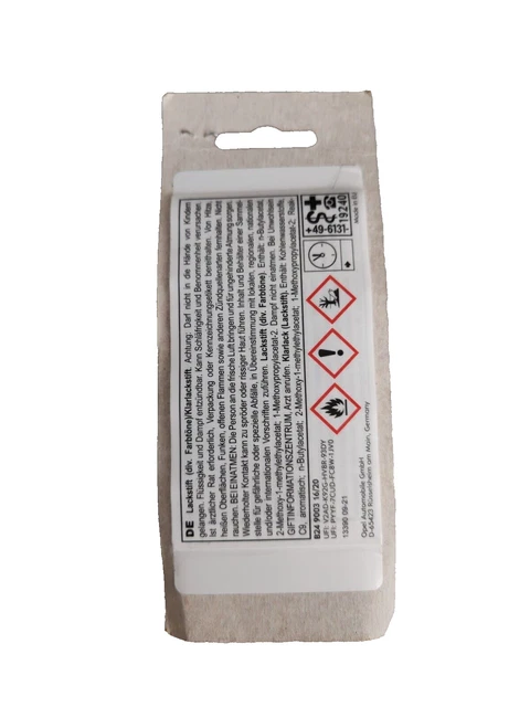 ORIGINAL GM OPEL Lackstift Set Quarz Grau mica 10A + 12ml Klarlack ...