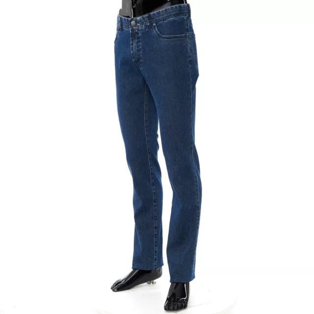 BRIONI 675$ Midnight Blue Meribel Jeans - Stretch Cotton 2